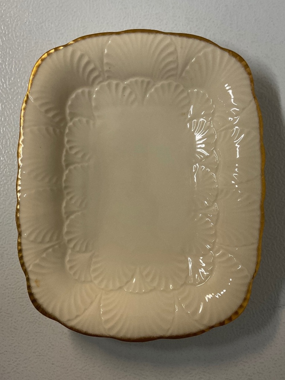 Lenox Serving Dish 24K Gold Trim Rectangle RARE - Picture 4 of 7